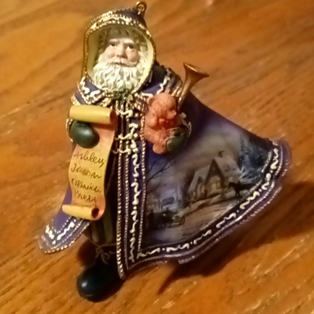 Thomas Kinkade Old World Santa Ortament